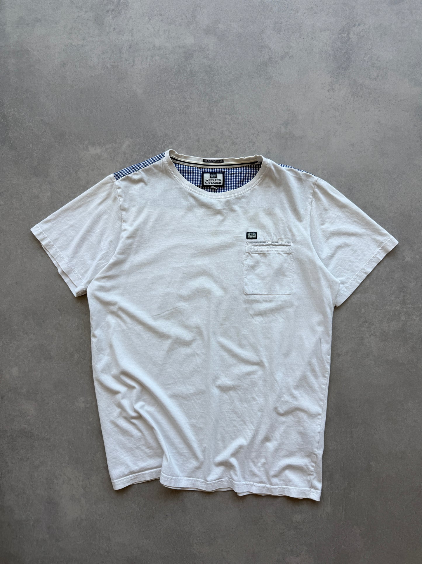 Weekend Offender muška bijela casual majica (M)
