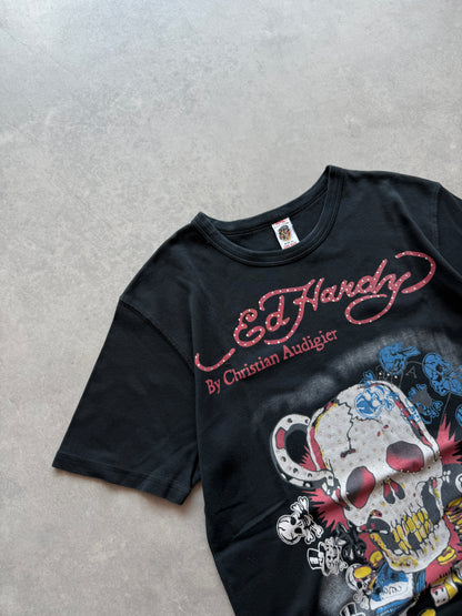 Ed Hardy ženska crna majica (XL)