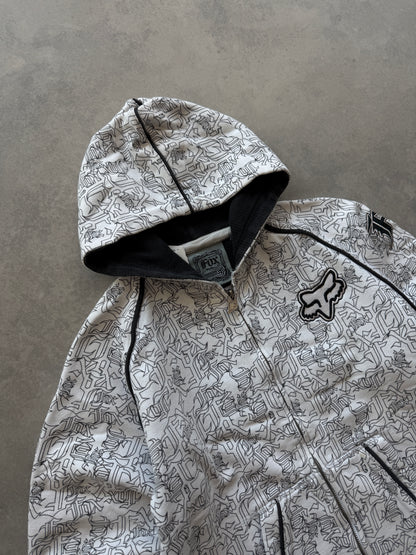 Fox Racing vintage Y2K ženska oversized dukserica (S)