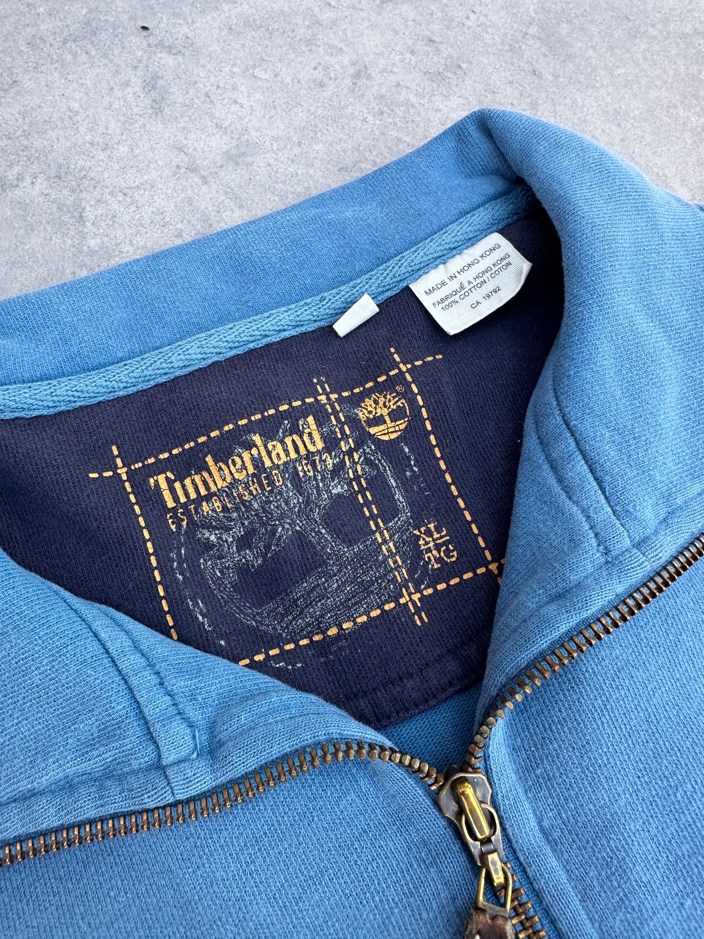 Timberland 1/4 zip vintage muška dukserica (XL)