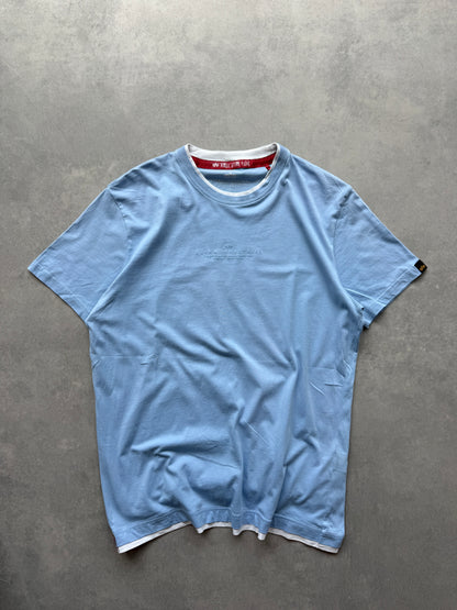 Alpha Industries muška plava majica (XL)