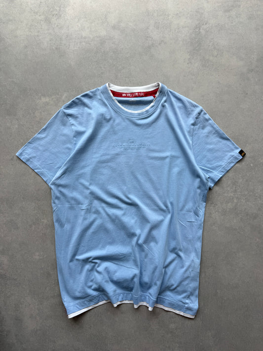 Alpha Industries muška plava majica (XL)