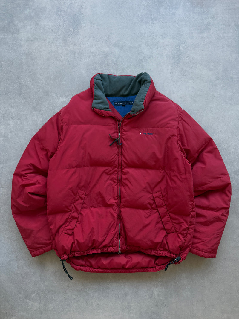 Tommy Hilfiger vintage muška perjana puffer jakna (XL)