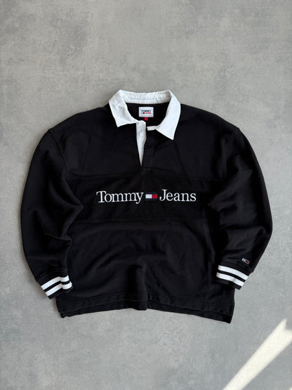 Tommy Jeans ženska crna polo dukserica (L)