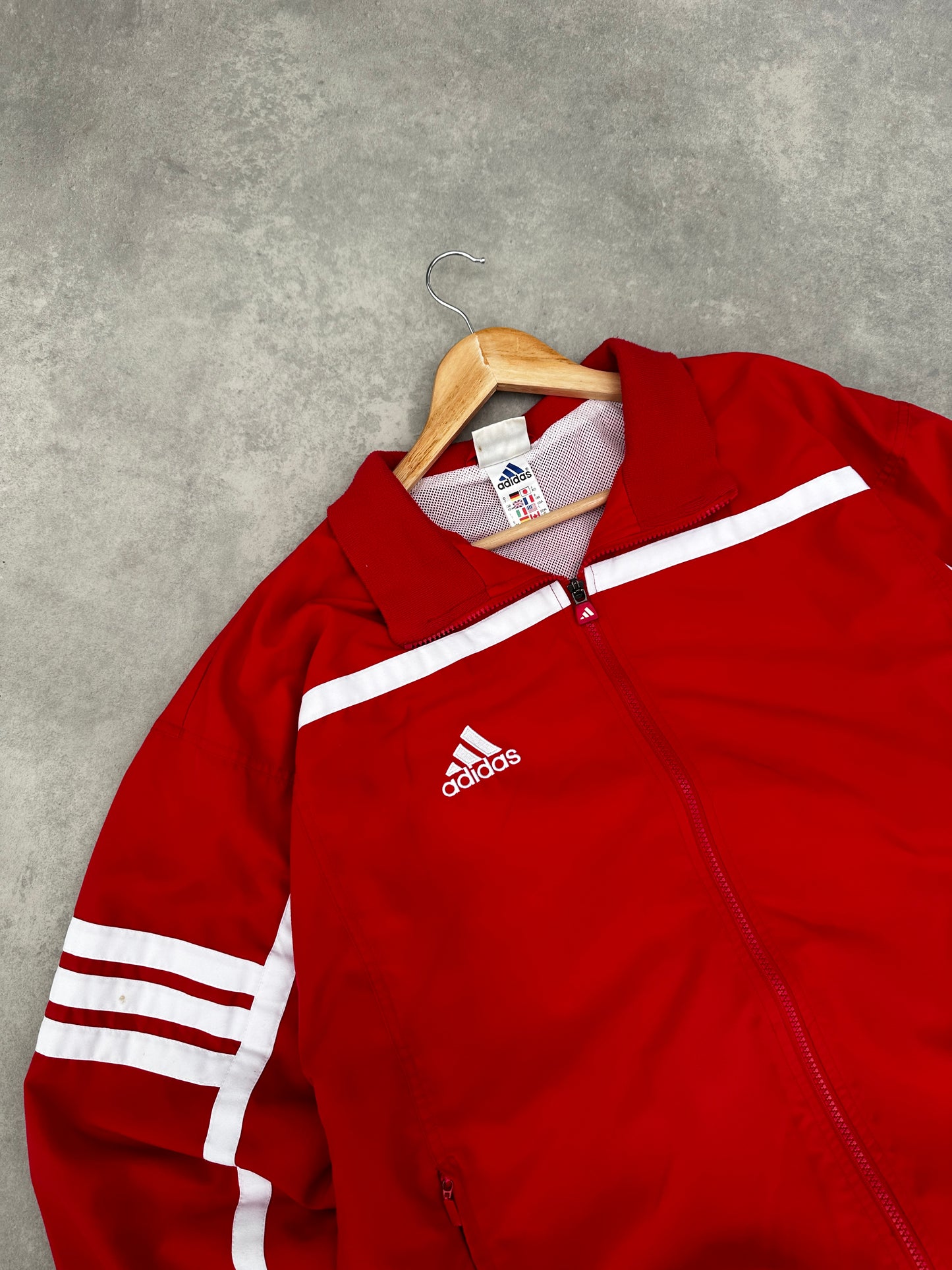 Adidas 90s crvena muška šuškava dukserica (L)