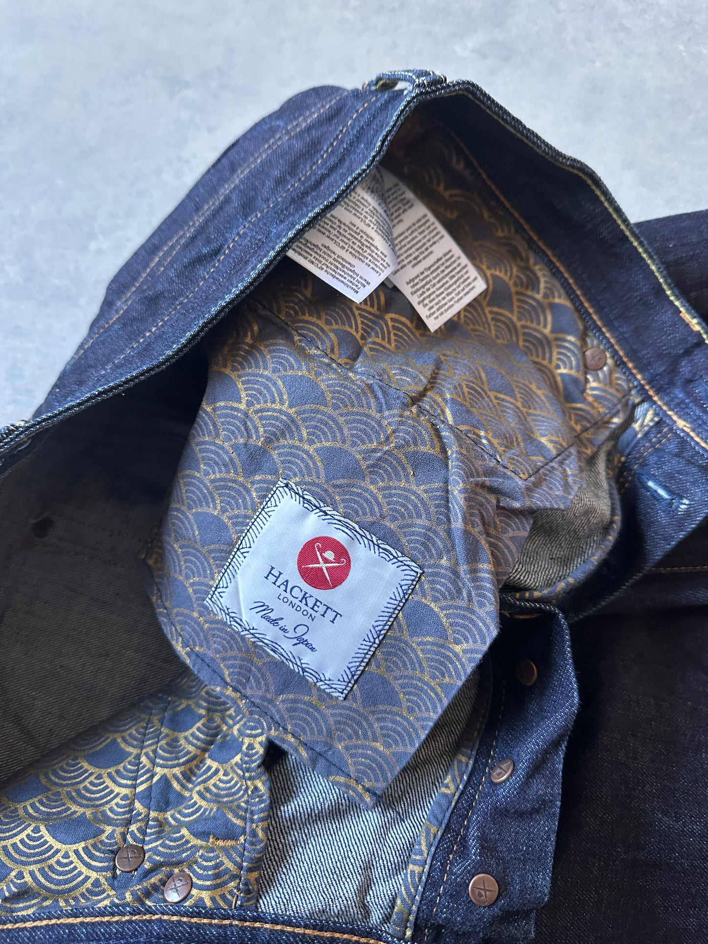 Hackett London Made in Japan muške selvedge farmerke (32L)