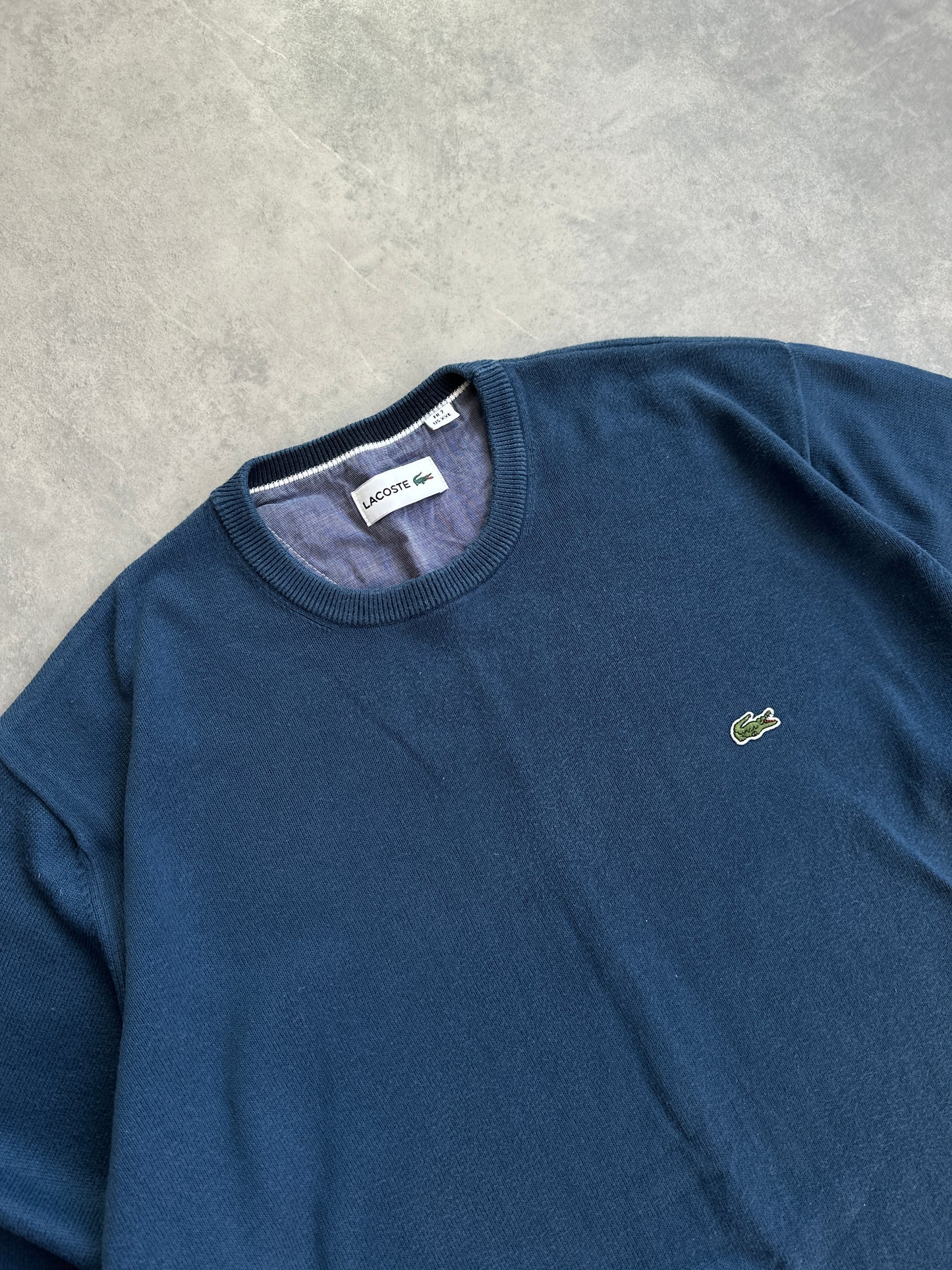 Lacoste muški navy plavi džemper (XXL)