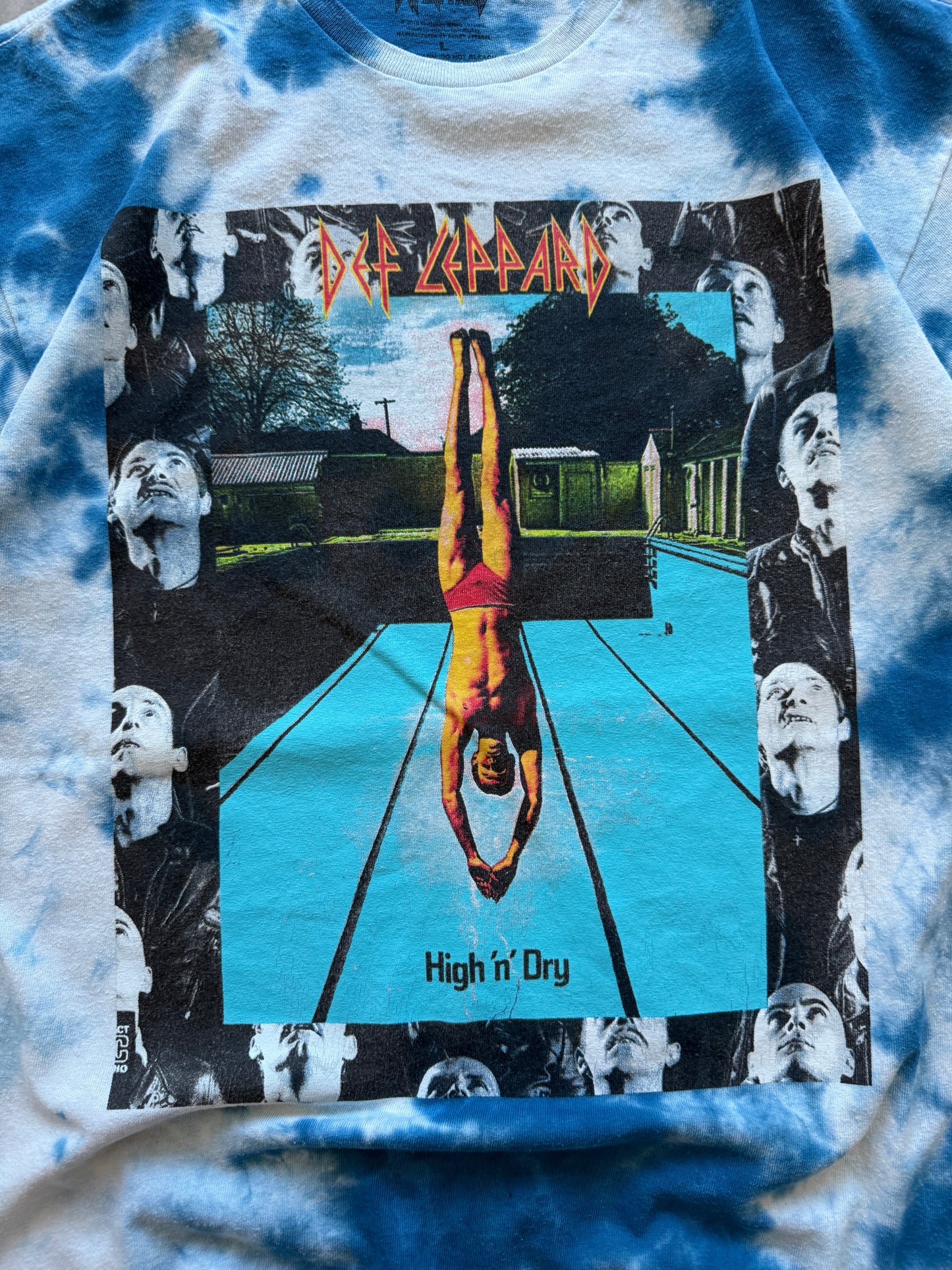 Def Leppard muška tiedye bend majica (L)