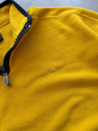 Nike 2000s 1/4 zip muška žuta fleece dukserica (XXL)