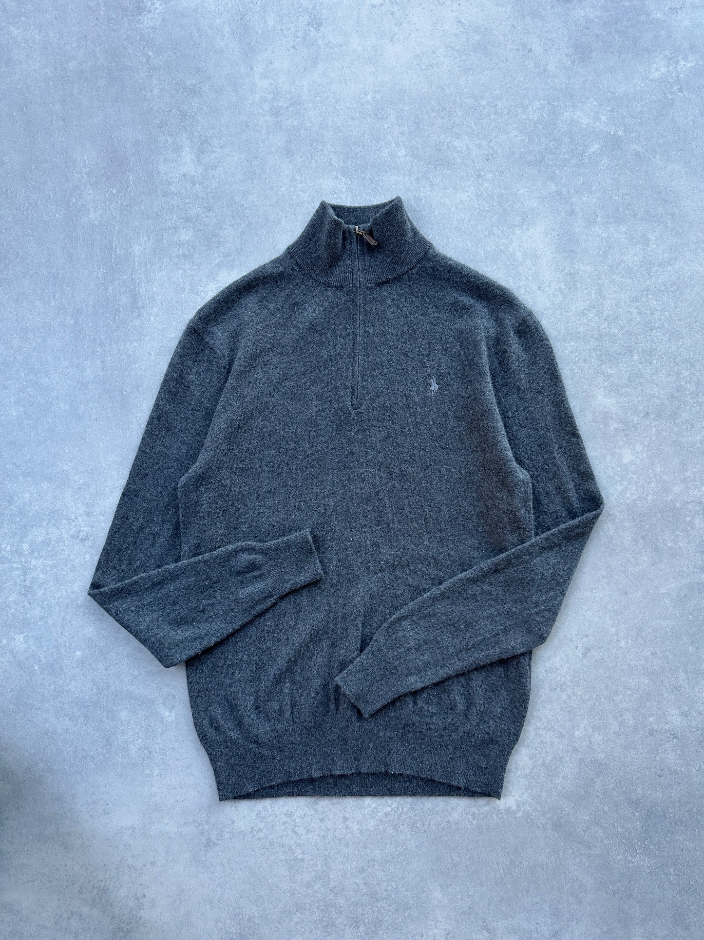 Polo by Ralph Lauren 1/4 zip muški vuneni džemper (M)