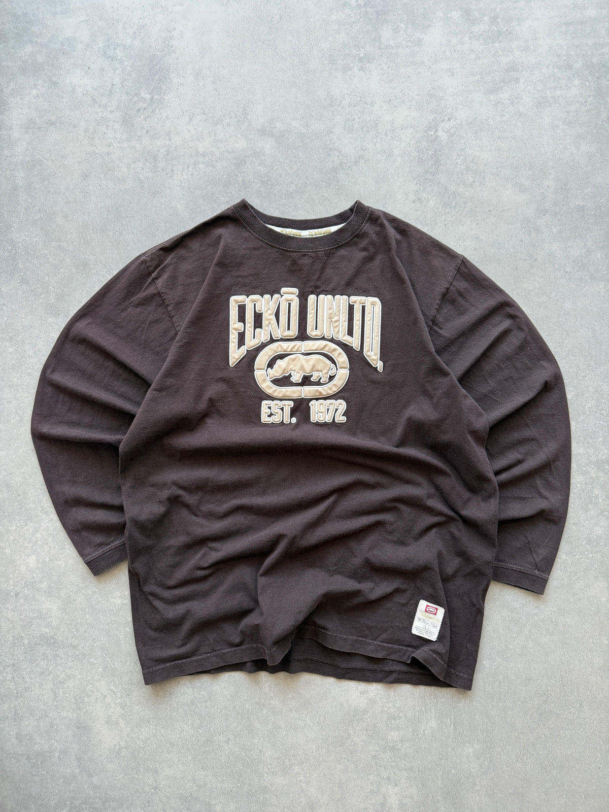 Ecko Unltd Y2K muška oversized smeđa majica (L)