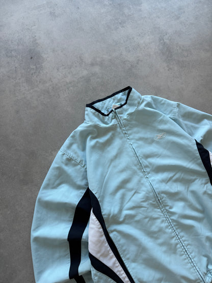 Reebok vintage ženska plava šuškava dukserica (XL)