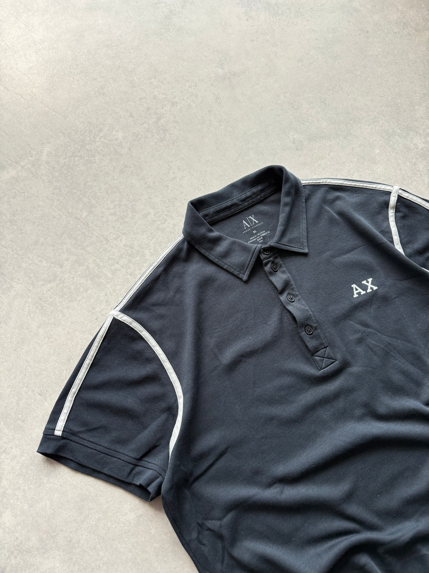 Armani Exchange muška crna polo majica (XL)