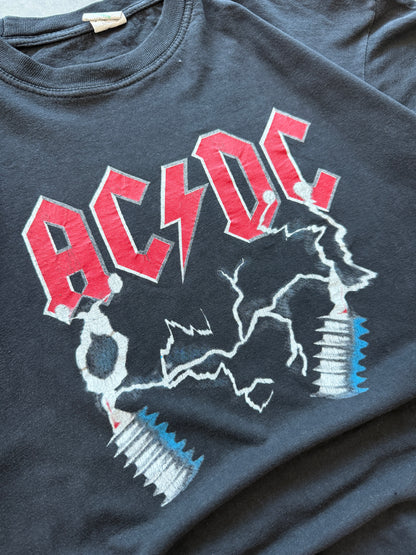 AC DC vintage 90s ženska boxy fit majica (L)