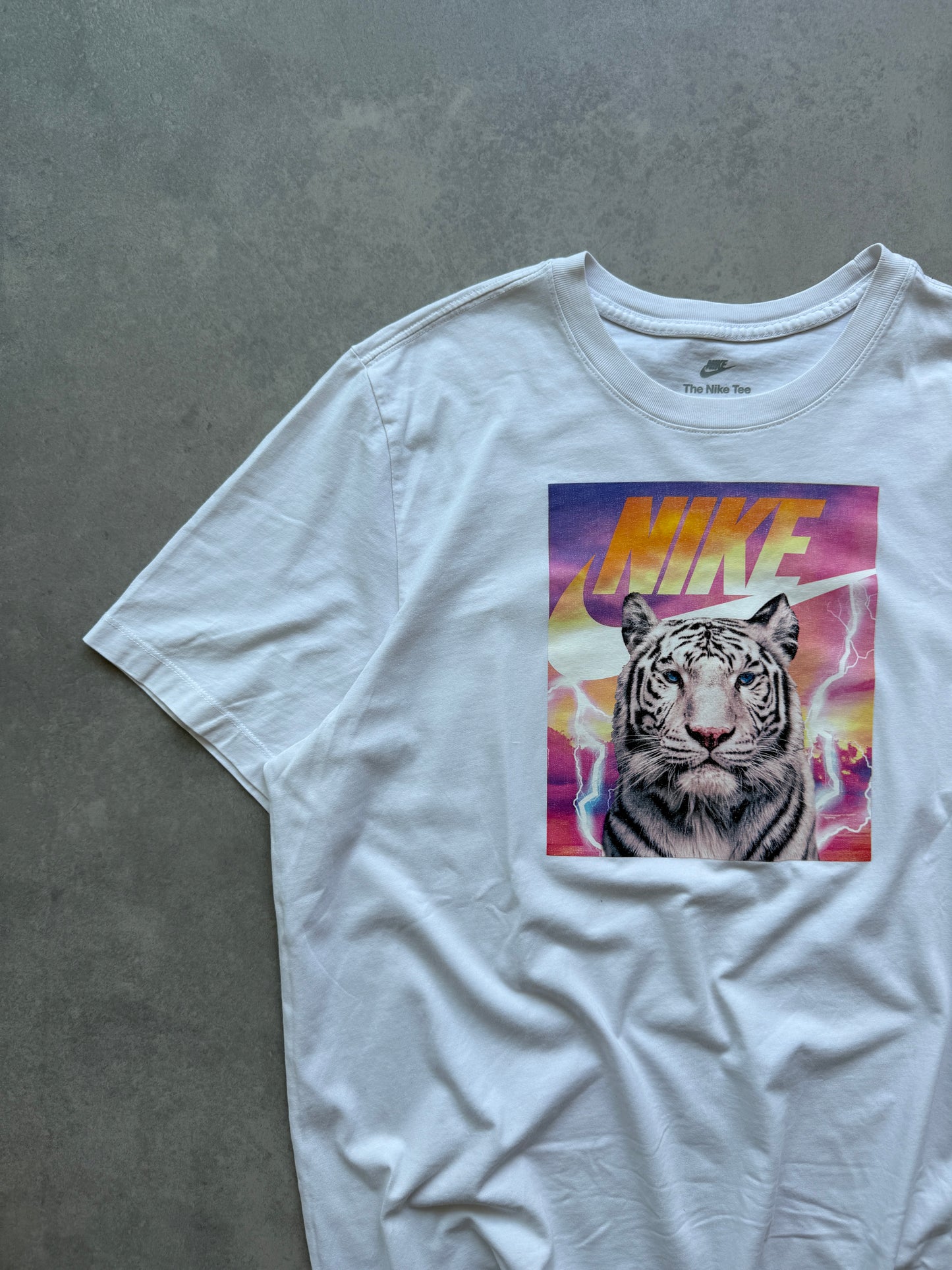 Nike muška bijela tiger majica (XL)