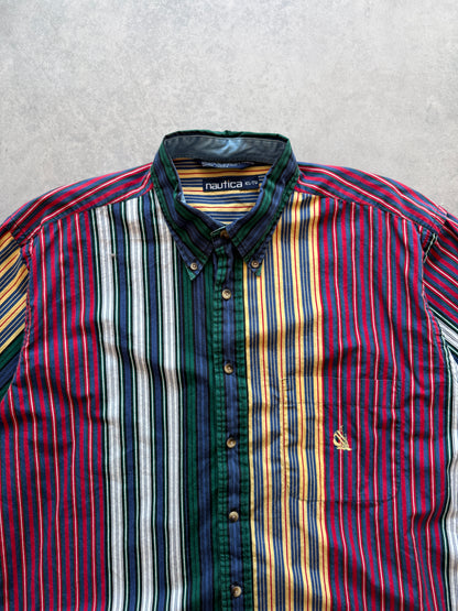 Nautica vintage muška prugasta košulja (XL)