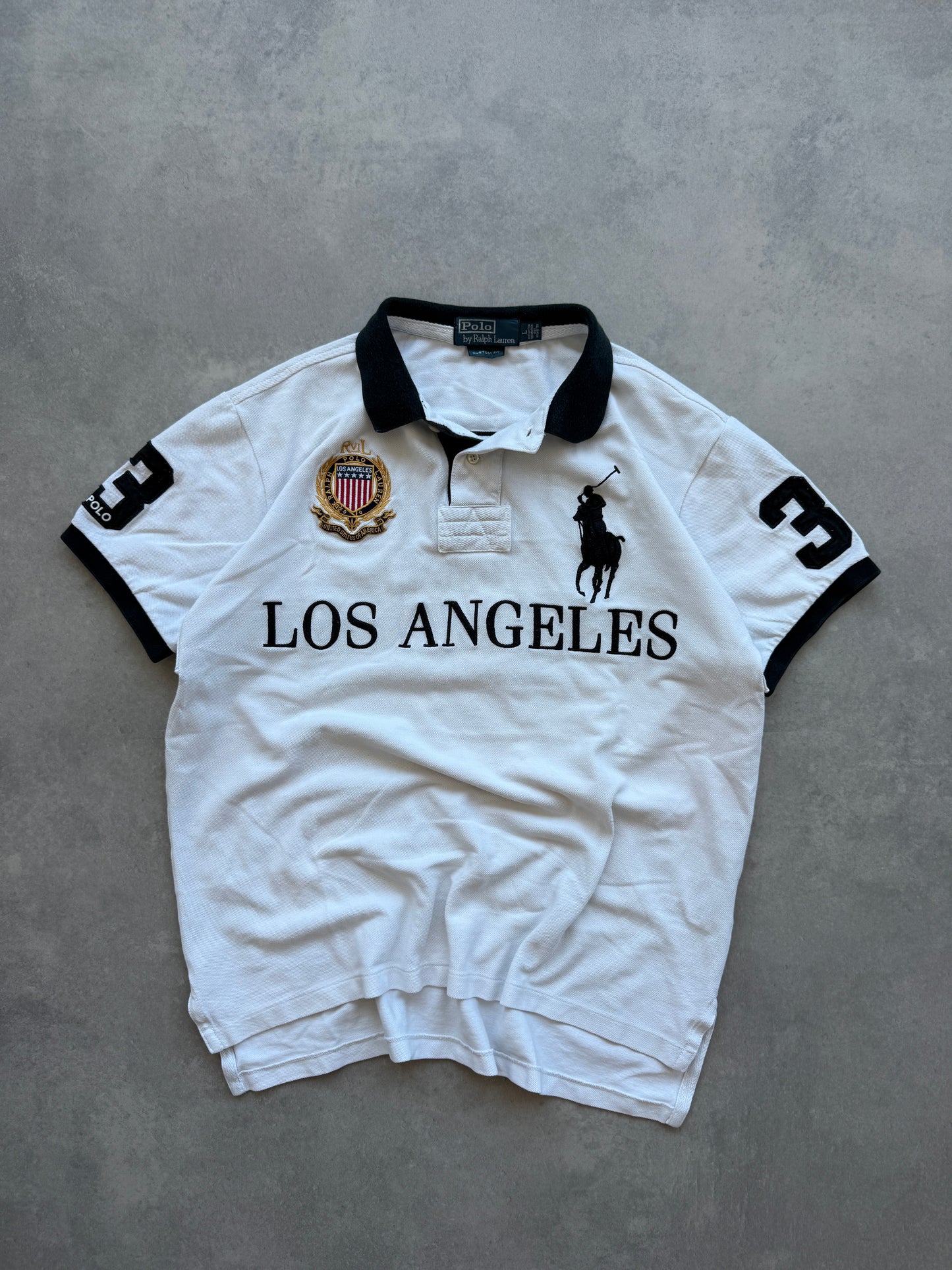 Polo by Ralph Lauren Chief Keef Los Angeles vintage muška polo majica (L)