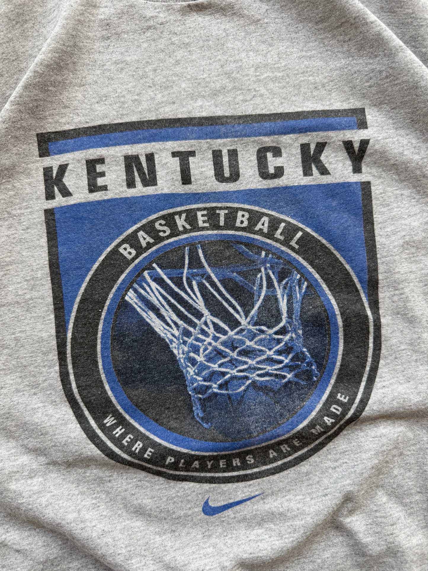 Nike x Kentucky Basketball muška siva baggy majica (L)