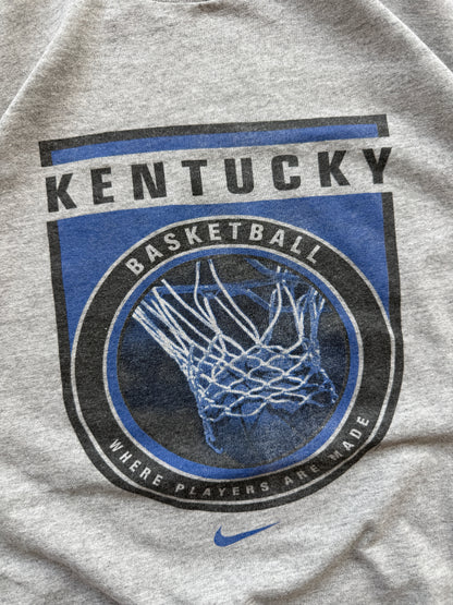 Nike x Kentucky Basketball muška siva baggy majica (L)