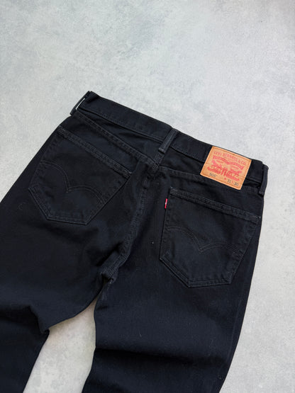 Levis 505 muške crne farmerke (31x30)