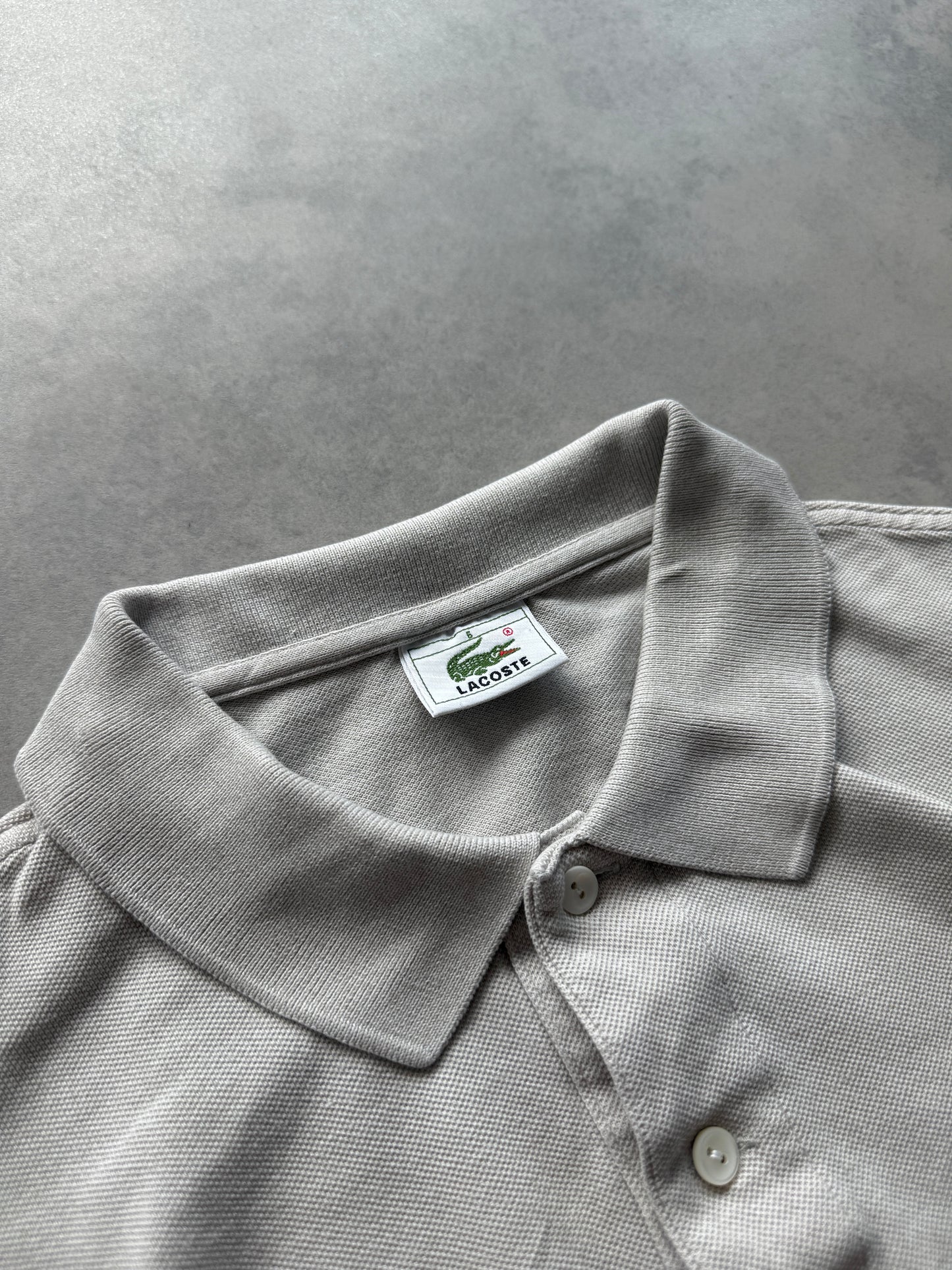 Lacoste vintage muška siva polo majica (XL)