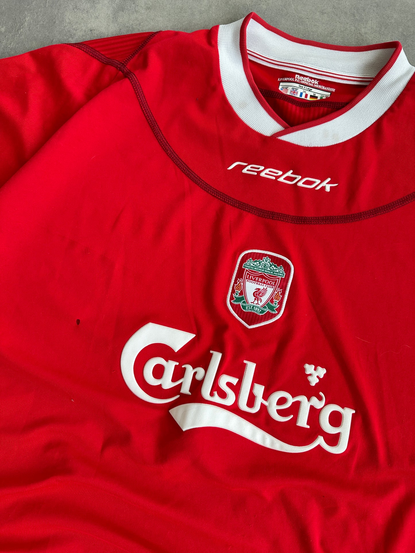 Reebok x Liverpool FC 02/04 Home Kit muški dres (XL)