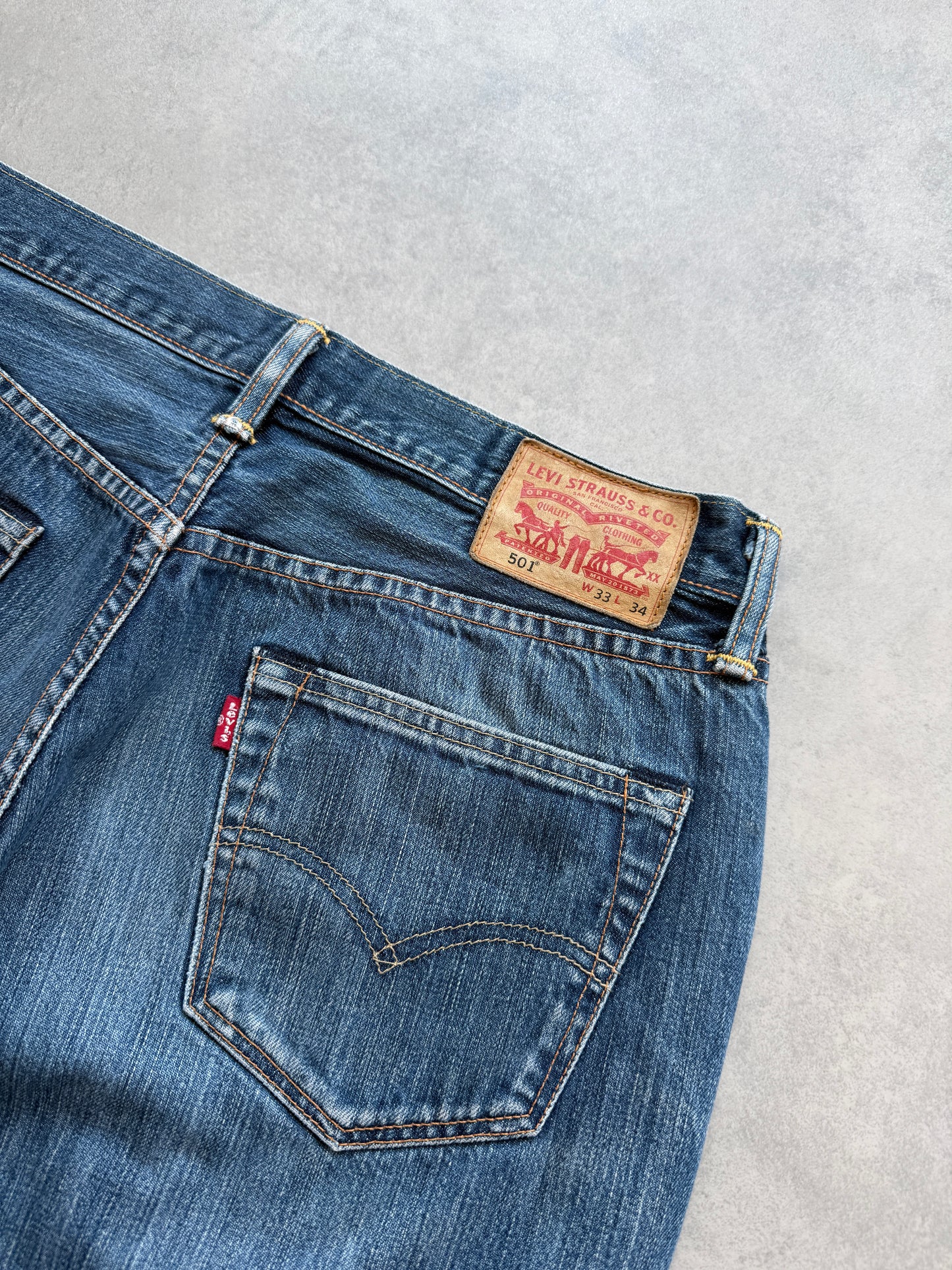 Levis 501 muške farmerke (33x34)