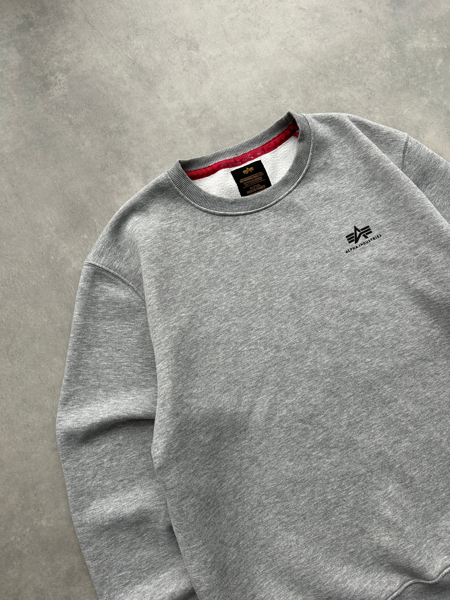 Alpha Industries muška siva dukserica (XL)