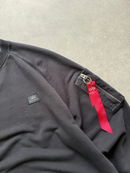 Alpha Industries muška crna dukserica (L)
