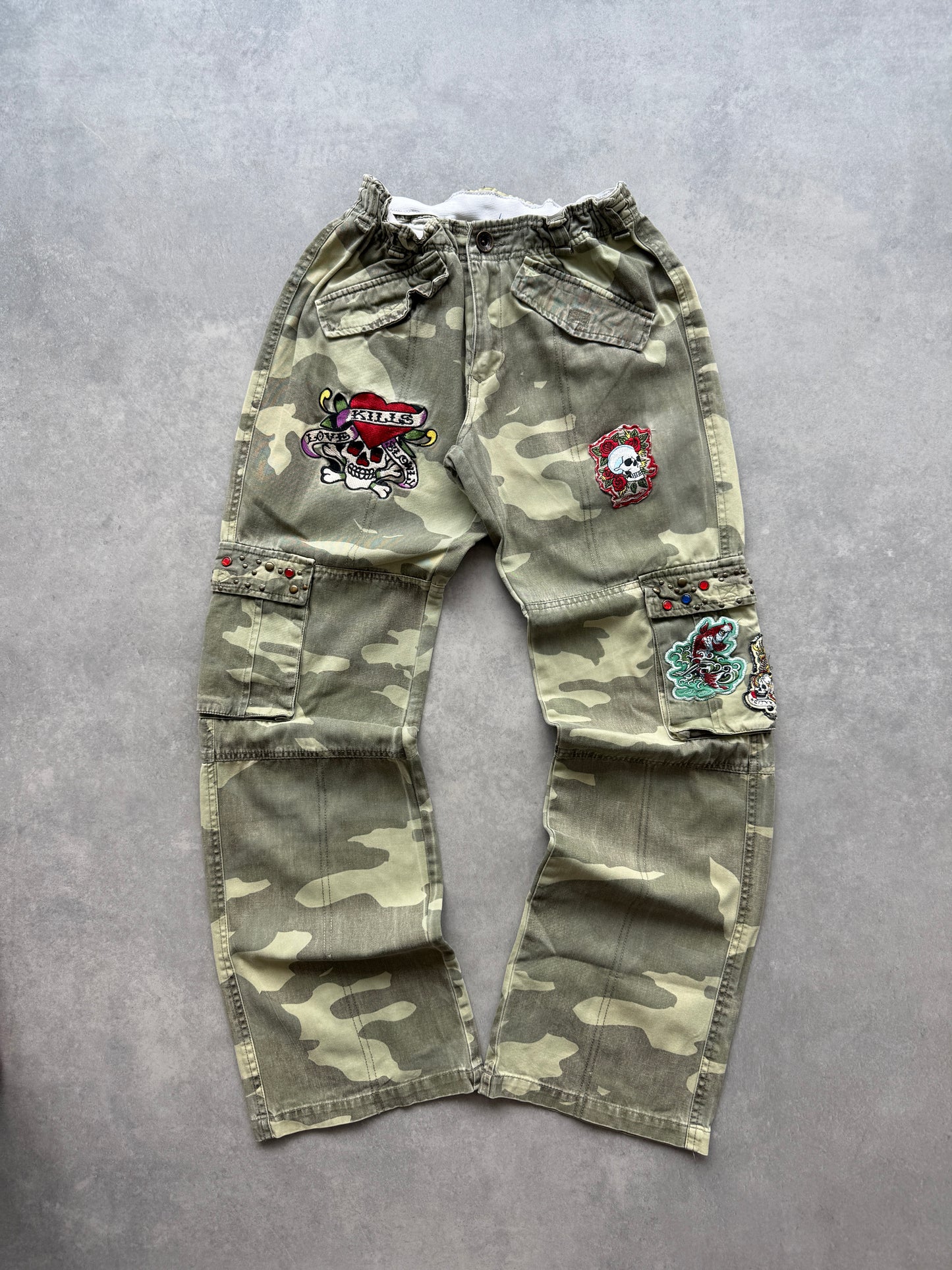 Ed Hardy Y2K ženske cargo hlace (XS)