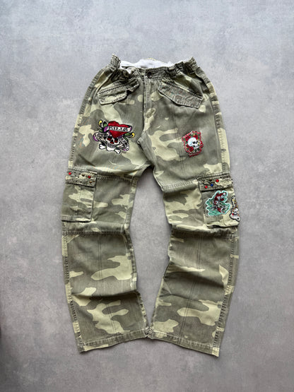 Ed Hardy Y2K ženske cargo hlace (XS)