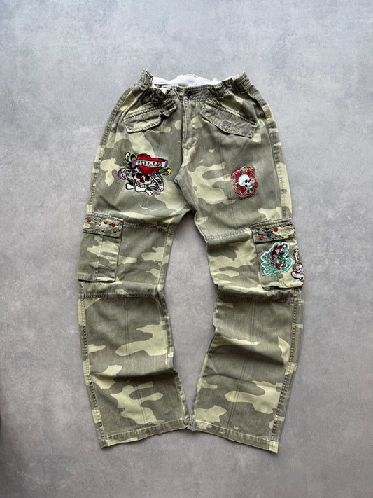 Ed Hardy Y2K ženske cargo hlace (XS)