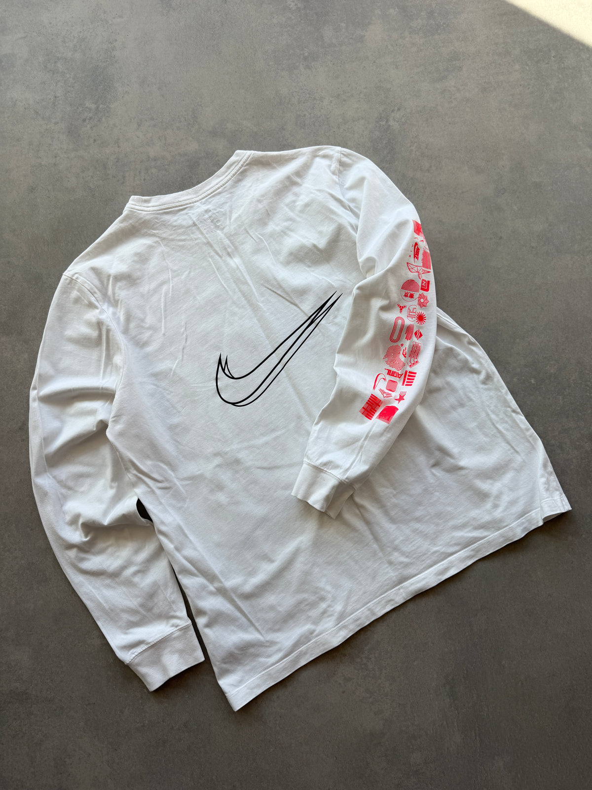 Nike muška bijela majica dugih rukava (XL)