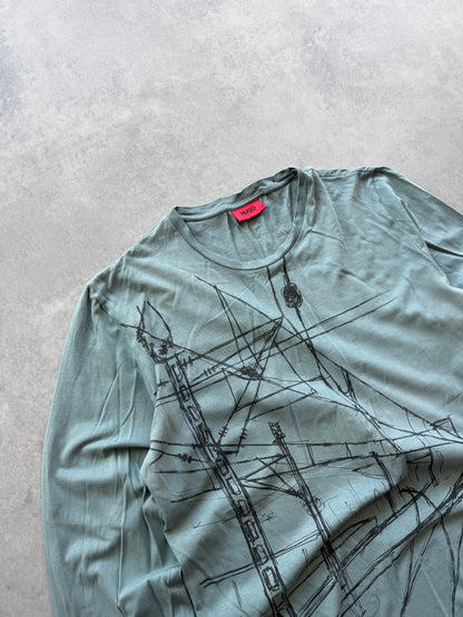 Hugo Boss muška slim fit retro majica (L)