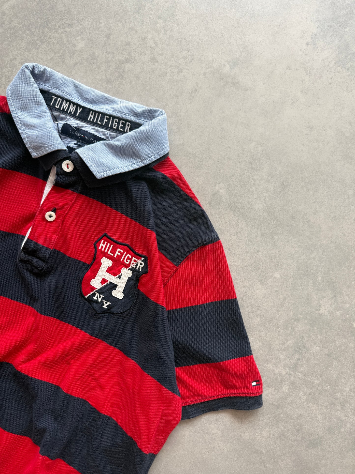 Tommy Hilfiger retro muška prugasta polo majica (XXL)