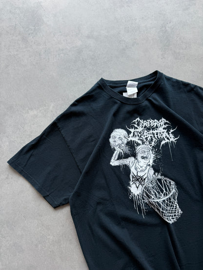 Cerebral Incubation retro muška crna bend majica (XL)