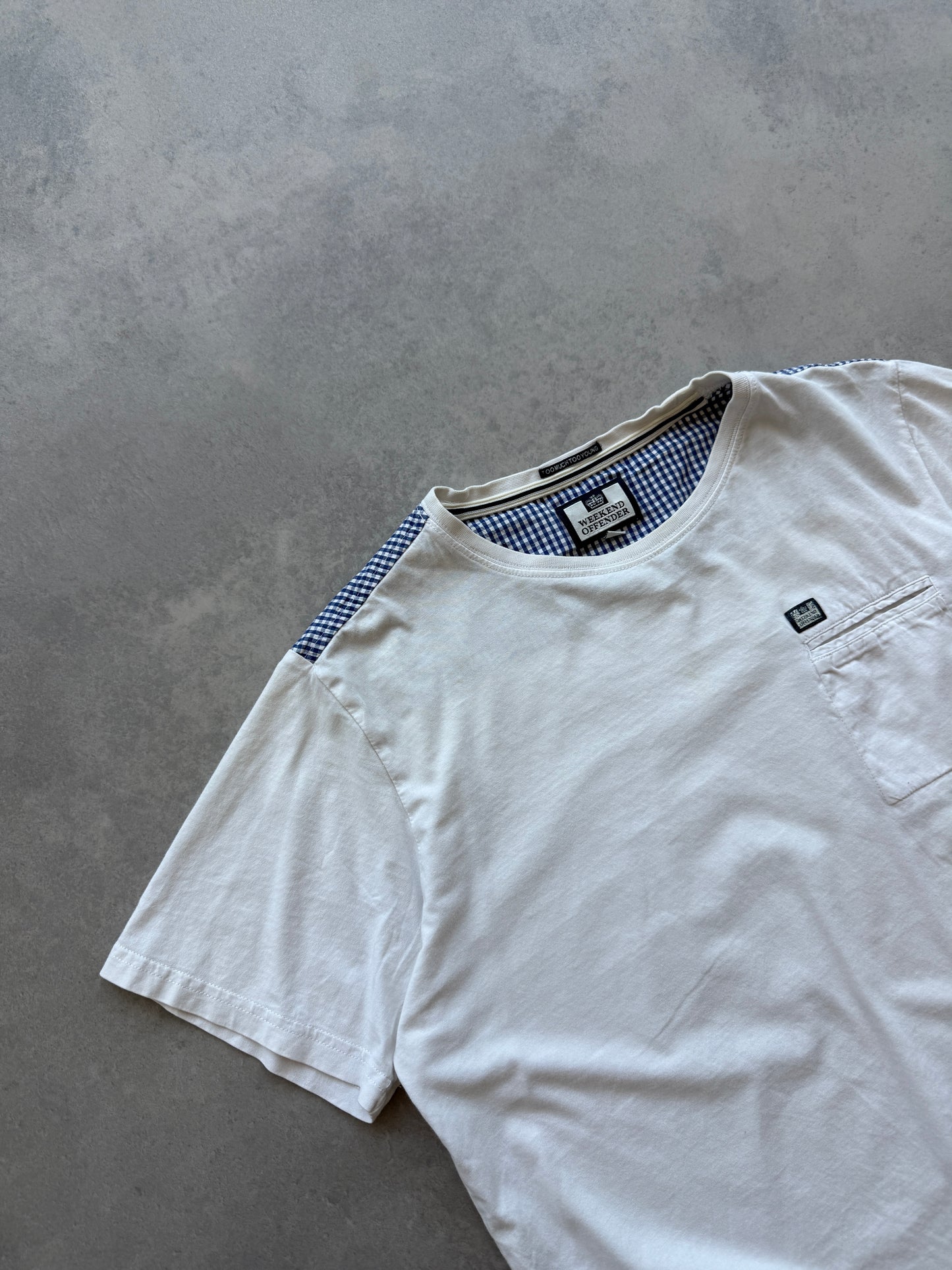 Weekend Offender muška bijela casual majica (M)