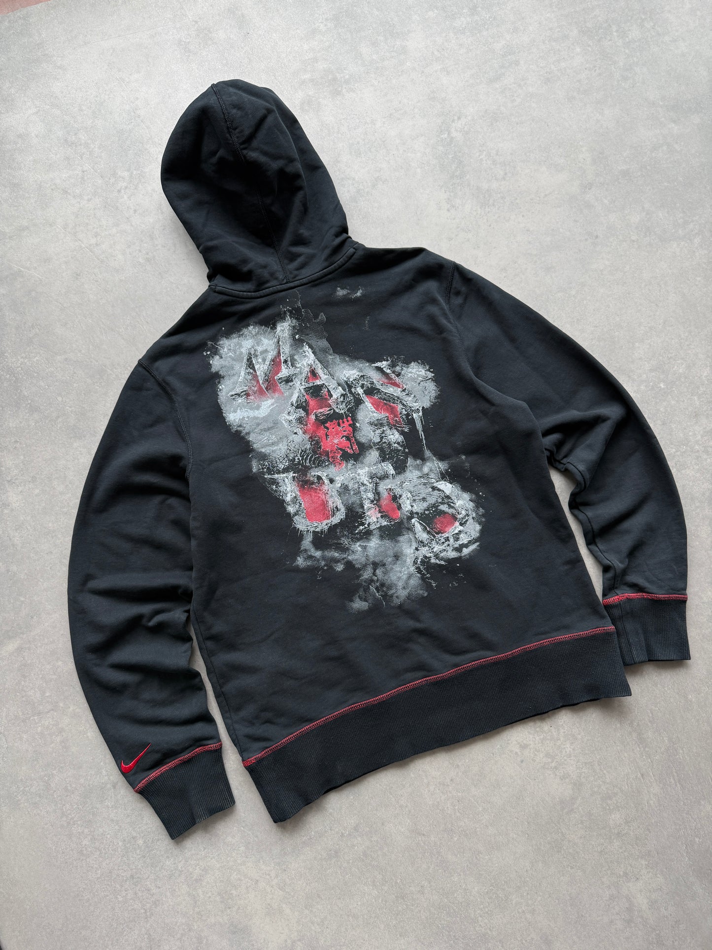 Nike x Manchester United muška crna dukserica (M)