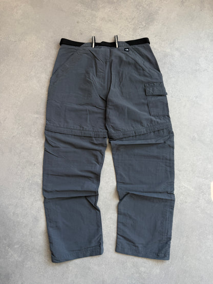 The North Face vintage ženske sive 2u1 planinarske hlace (M)