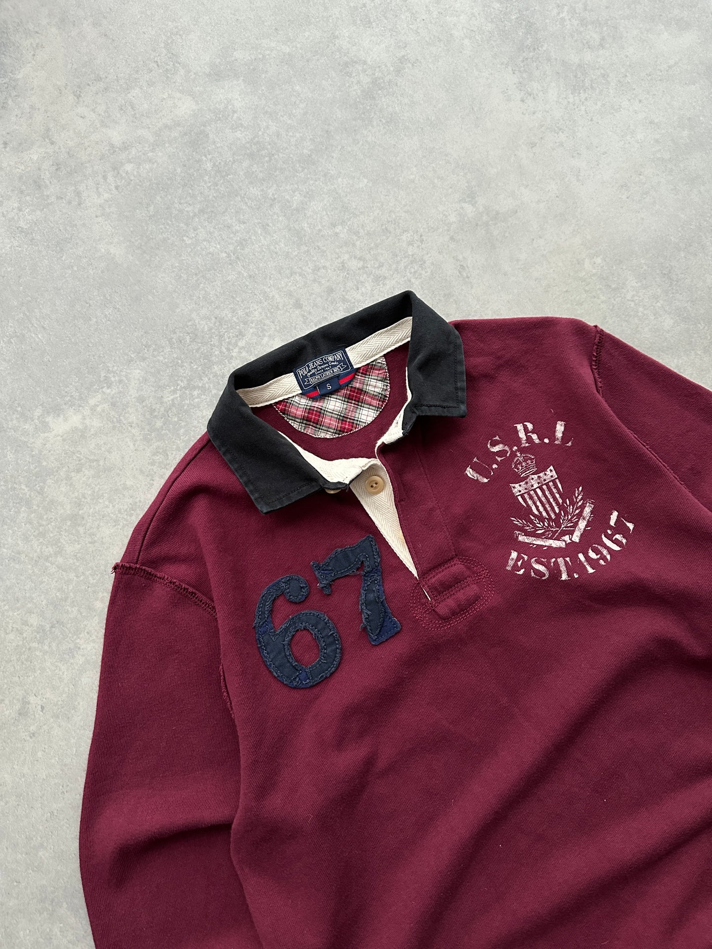 Polo Jeans Company Ralph Lauren muška bordo polo majica (S)