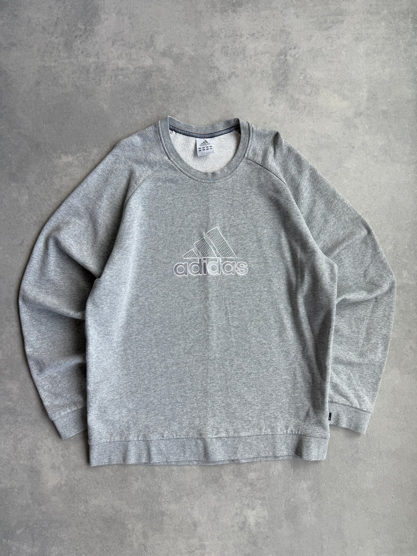 Adidas 2000s muška siva dukserica (XL)