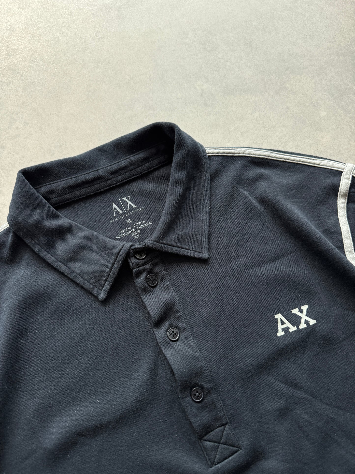 Armani Exchange muška crna polo majica (XL)