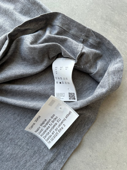 Hugo Boss muška basic siva majica (M)