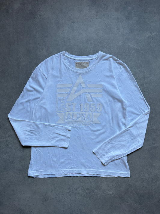 Alpha Industries muška bijela majica (XL)
