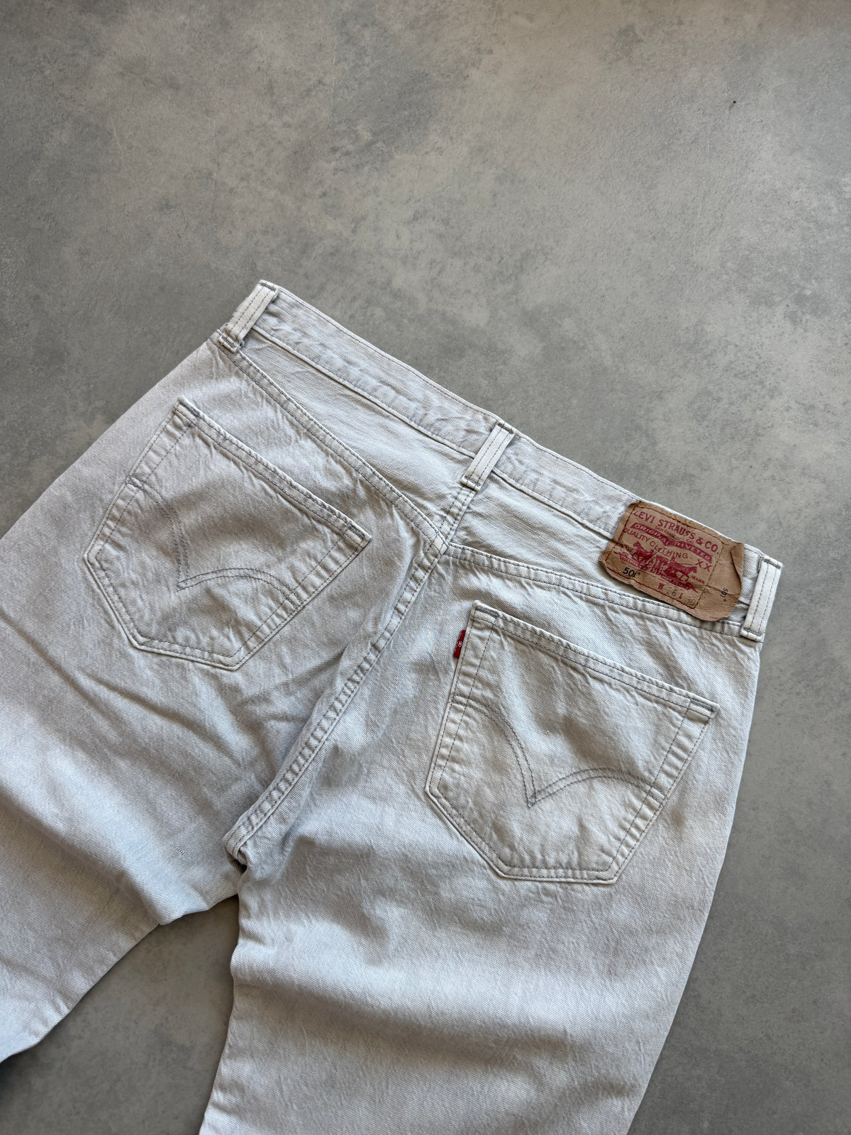 Levis 501 vintage muške sive farmerke (36x30)