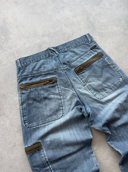 Energie Y2K muške baggy cargo farmerke (34)