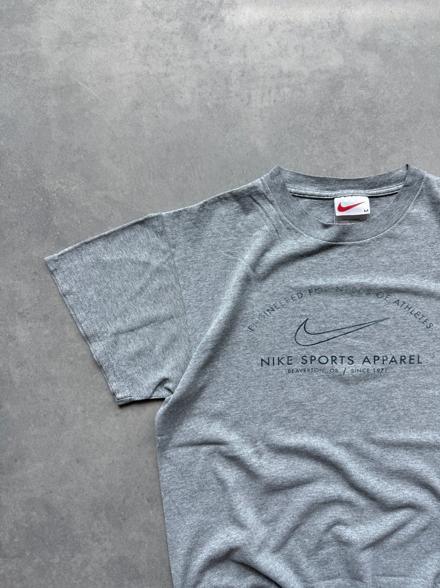 Nike vintage 90s muška siva majica (M)