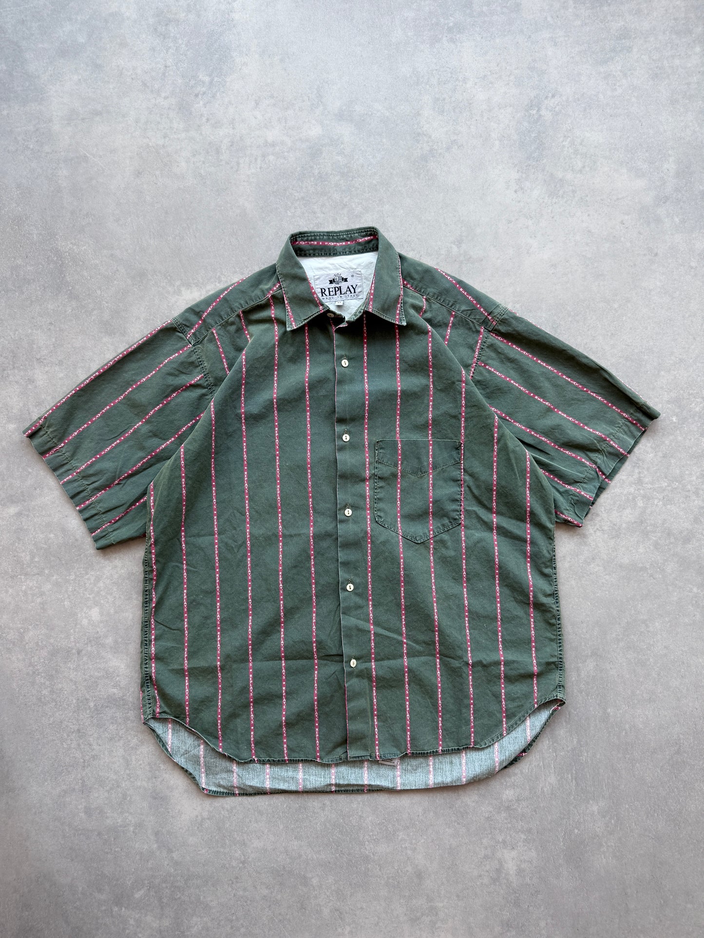 Replay vintage 90s muška oversized košulja (M)