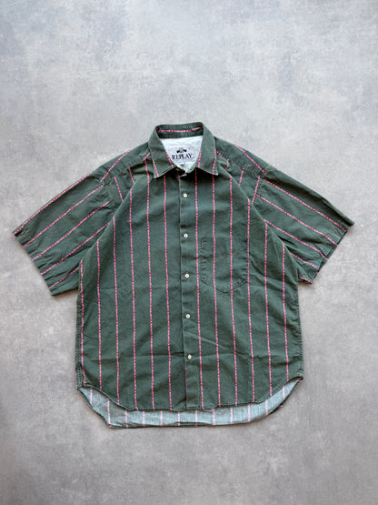 Replay vintage 90s muška oversized košulja (M)
