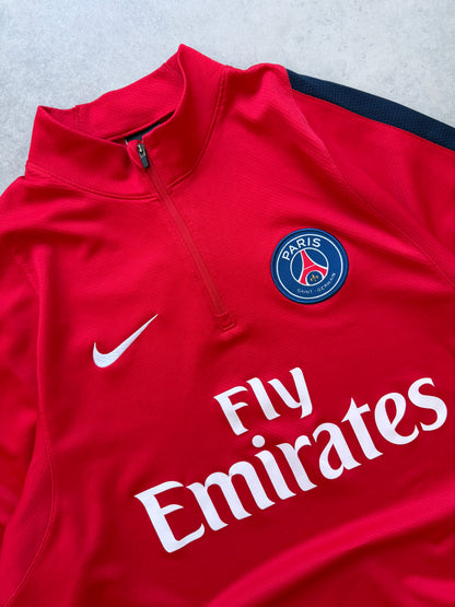 Nike x PSG muška crvena sportska dukserica (XL)